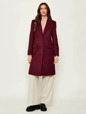 BOSS BLACK Wełniany płaszcz Classin