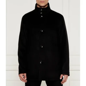 BOSS BLACK Wełniany płaszcz H-Coxtan | z dodatkiem kaszmiru