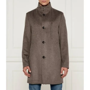 BOSS BLACK Wełniany płaszcz H-Hyde-SU-244 | z dodatkiem kaszmiru