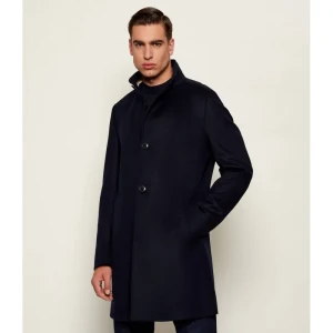 BOSS BLACK Wełniany płaszcz H-Hyde-SU-254 | z dodatkiem kaszmiru