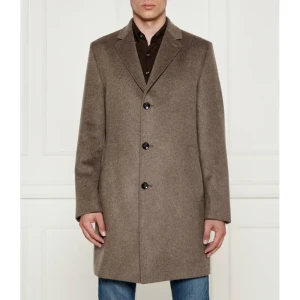 BOSS BLACK Wełniany płaszcz H-Jared | z dodatkiem kaszmiru