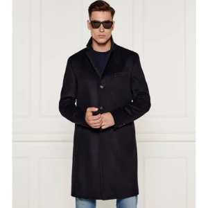 BOSS BLACK Wełniany płaszcz Hyde | z dodatkiem kaszmiru