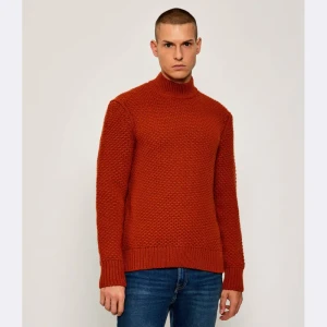 BOSS BLACK Wełniany półgolf C-Heletto | Regular Fit