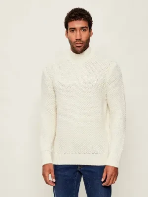 BOSS BLACK Wełniany półgolf C-Heletto | Regular Fit