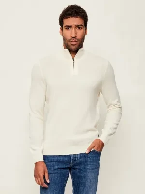 BOSS BLACK Wełniany półgolf H-Hemarlo | Regular Fit | z dodatkiem kaszmiru