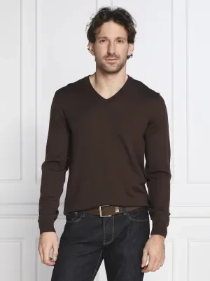 BOSS BLACK Wełniany sweter Baram-L | Regular Fit