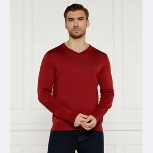BOSS BLACK Wełniany sweter Baram-L | Regular Fit