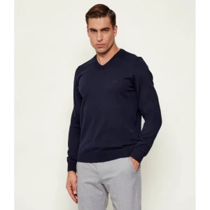 BOSS BLACK Wełniany sweter Baram-L | Regular Fit