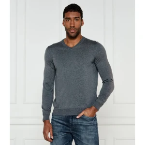 BOSS BLACK Wełniany sweter Baram-L | Regular Fit