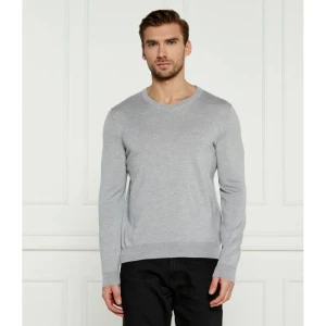 BOSS BLACK Wełniany sweter Baram-L | Regular Fit
