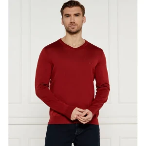 BOSS BLACK Wełniany sweter Baram-L | Regular Fit