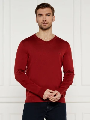 BOSS BLACK Wełniany sweter Baram-L | Regular Fit