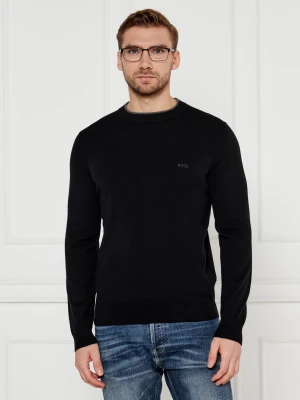 BOSS BLACK Wełniany sweter Ebacio | Regular Fit