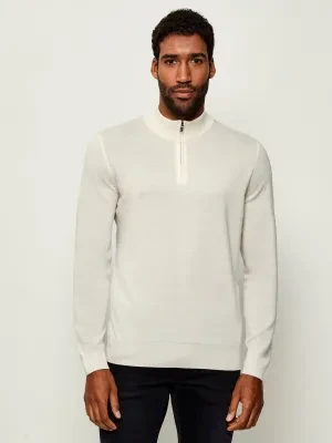 BOSS BLACK Wełniany sweter Ebenji | Regular Fit