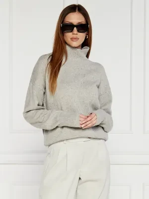 BOSS BLACK Wełniany sweter Famindi | Relaxed fit