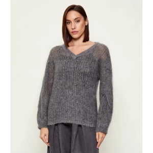 BOSS BLACK Wełniany sweter Fucinta | Loose fit