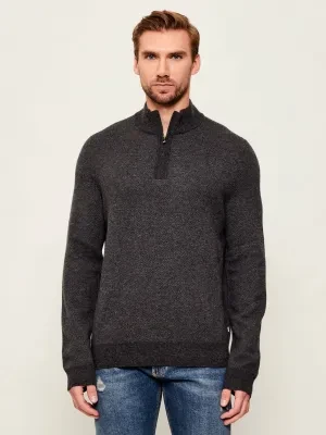 BOSS BLACK Wełniany sweter H-Hettore | Regular Fit