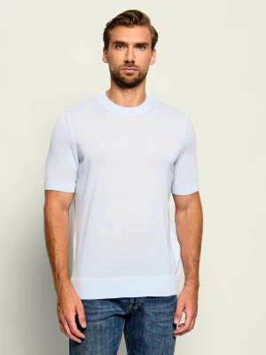 BOSS BLACK Wełniany sweter H-Umauro | Regular Fit błękitny