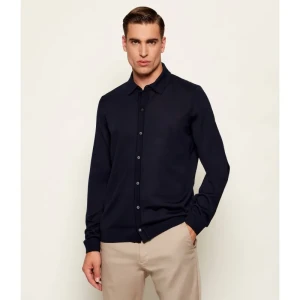 BOSS BLACK Wełniany sweter Helbert | Regular Fit
