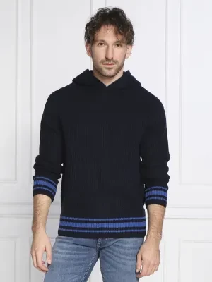 BOSS BLACK Wełniany sweter Lampione | Regular Fit