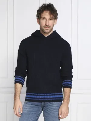 BOSS BLACK Wełniany sweter Lampione | Regular Fit