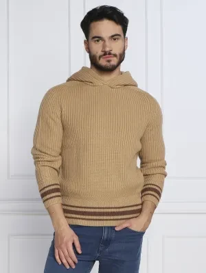 BOSS BLACK Wełniany sweter Lampione | Regular Fit