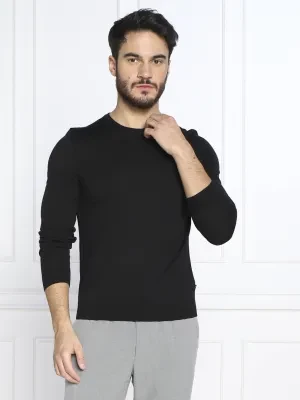 BOSS BLACK Wełniany sweter Leno-P | Slim Fit