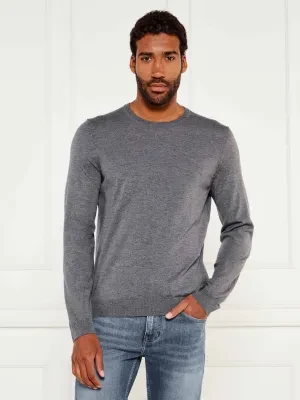 BOSS BLACK Wełniany sweter Leno-P | Slim Fit