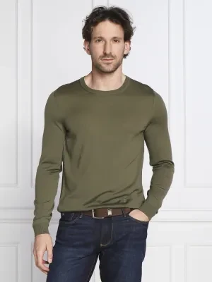 BOSS BLACK Wełniany sweter Leno-P | Slim Fit