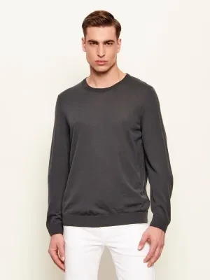 BOSS BLACK Wełniany sweter Leno-P | Slim Fit