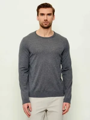 BOSS BLACK Wełniany sweter Leno-P | Slim Fit