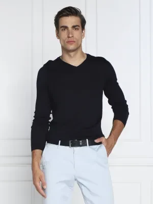 BOSS BLACK Wełniany sweter Melba-P | Slim Fit