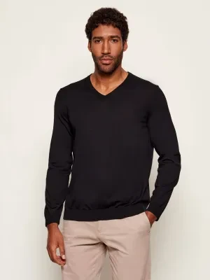 BOSS BLACK Wełniany sweter Melba-P | Slim Fit