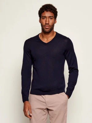 BOSS BLACK Wełniany sweter Melba-P | Slim Fit