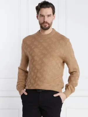 BOSS BLACK Wełniany sweter Palao | Regular Fit