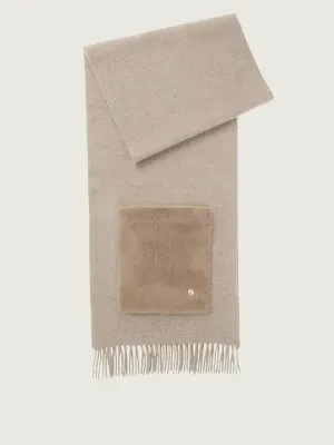 BOSS BLACK Wełniany szal Grayce