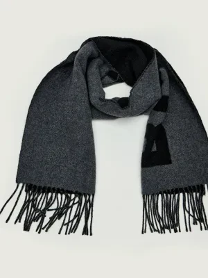 BOSS BLACK Wełniany szal Rikard