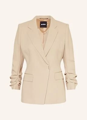 Boss Blezer Jia Z Rękawami 3/4 beige