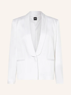Boss Blezer Satynowy janka3 weiss