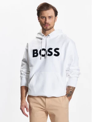 Boss Bluza 50485316 Biały Oversize