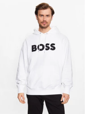 Boss Bluza 50486243 Biały Regular Fit