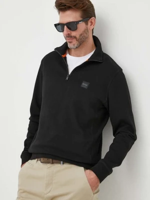 BOSS Orange bluza męska bawełniana Zetrust czarny