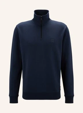 Boss Bluza Dresowa Typu Troyer Zetrust blau