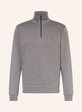 Boss Bluza Dresowa Typu Troyer Zetrust grau