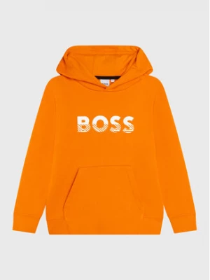 Boss Bluza J25M52 D Pomarańczowy Regular Fit