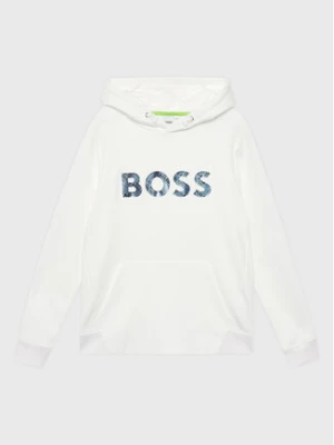 Boss Bluza J25O46 S Biały Regular Fit