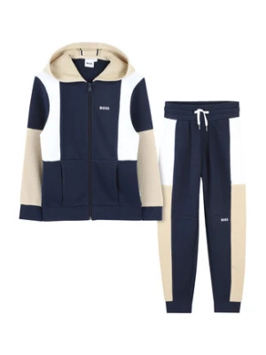 BOSS Bluza J51966 M Granatowy Regular Fit