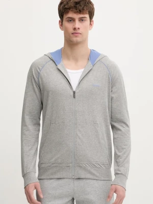 BOSS bluza rozpinana z kapturem męska bawełniana z elastanem Mix&Match Jacket H