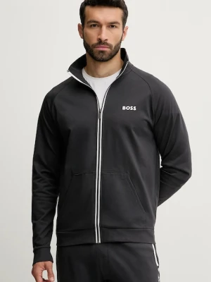 BOSS bluza lounge męska kolor szary z nadrukiem 50545564