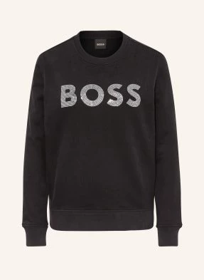 Boss Bluza Nierozpinana Ebossa Z Ozdobnymi Kamykami schwarz